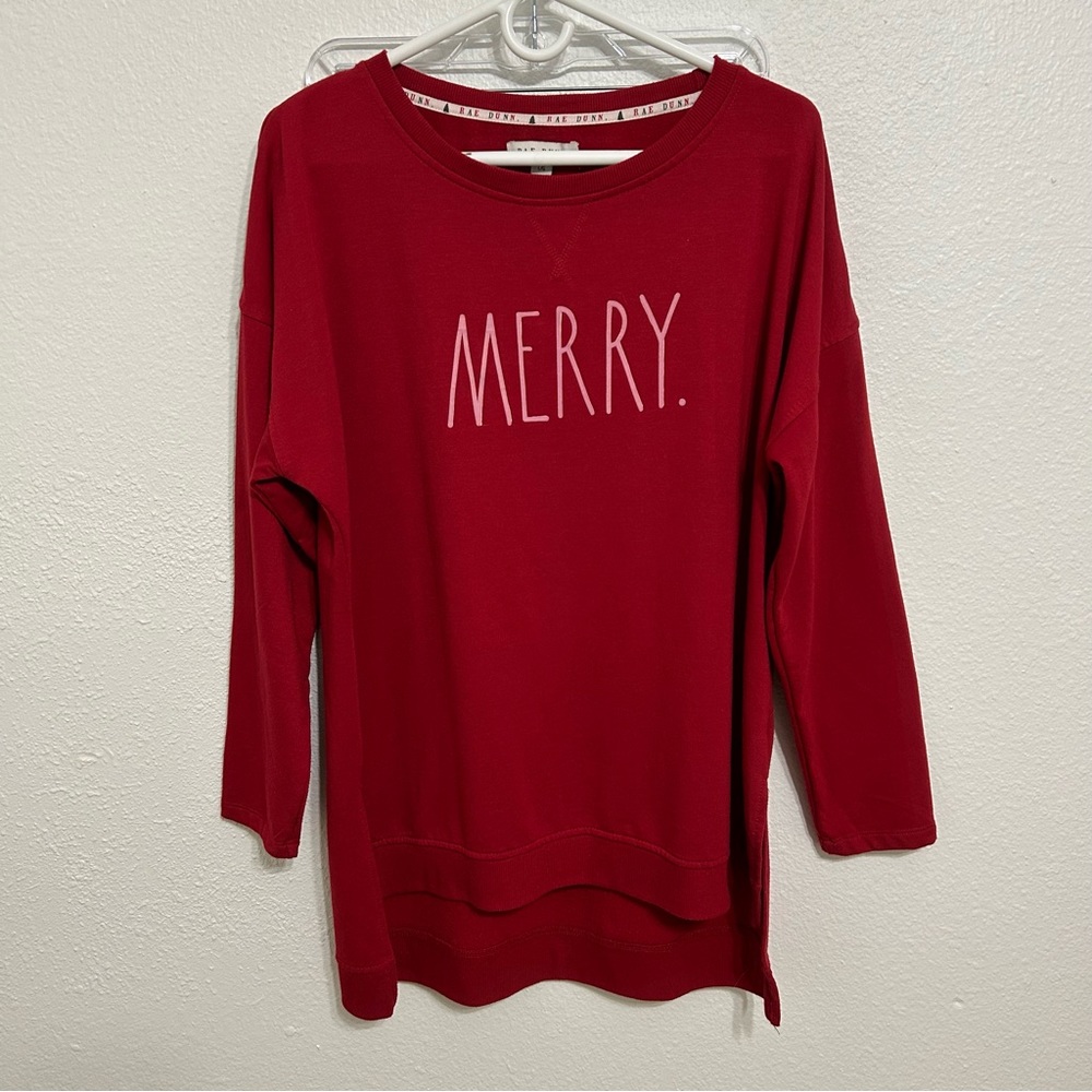Rae Dunn woman’s long sleeve Christmas sweater size large